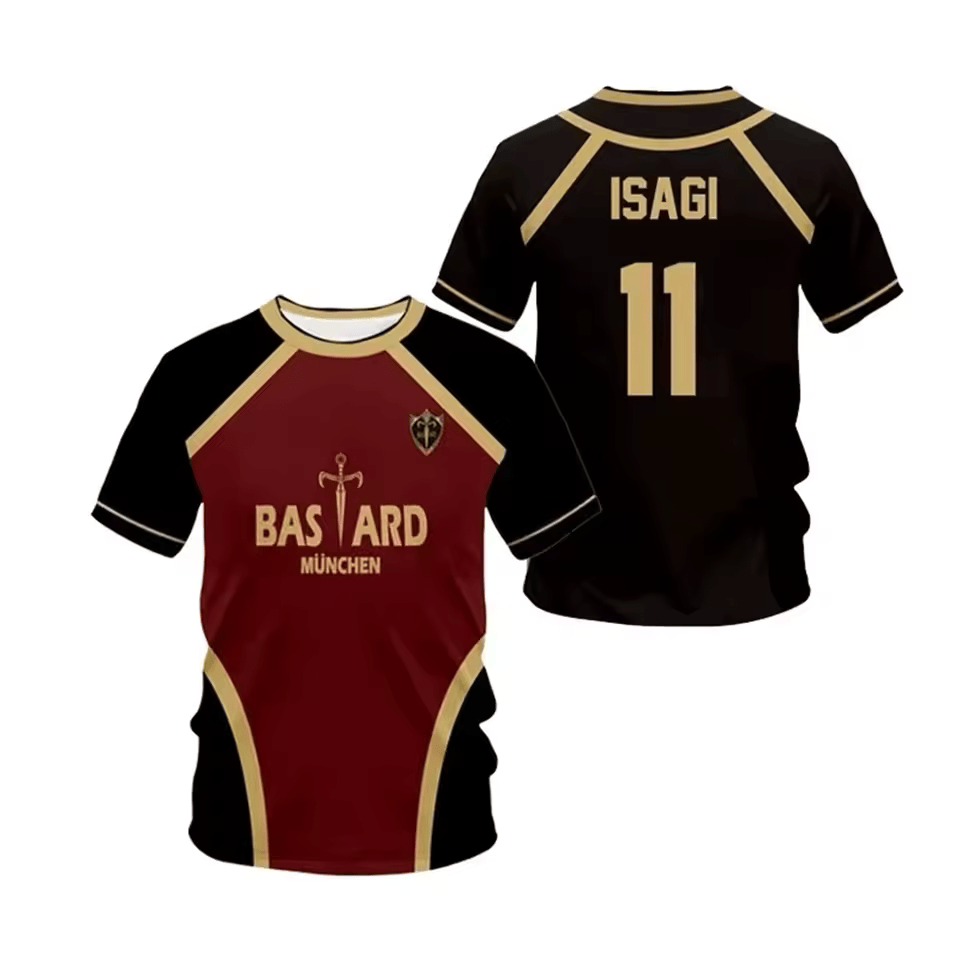 maillot bastard munchen d'isagi yoichi maillot bastard munchen d'isagi yoichi